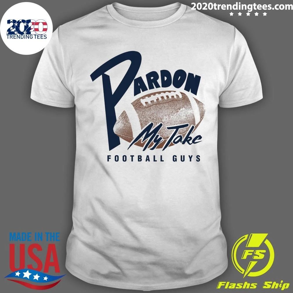 Pardon My Take Football Pocket Tee Shirt