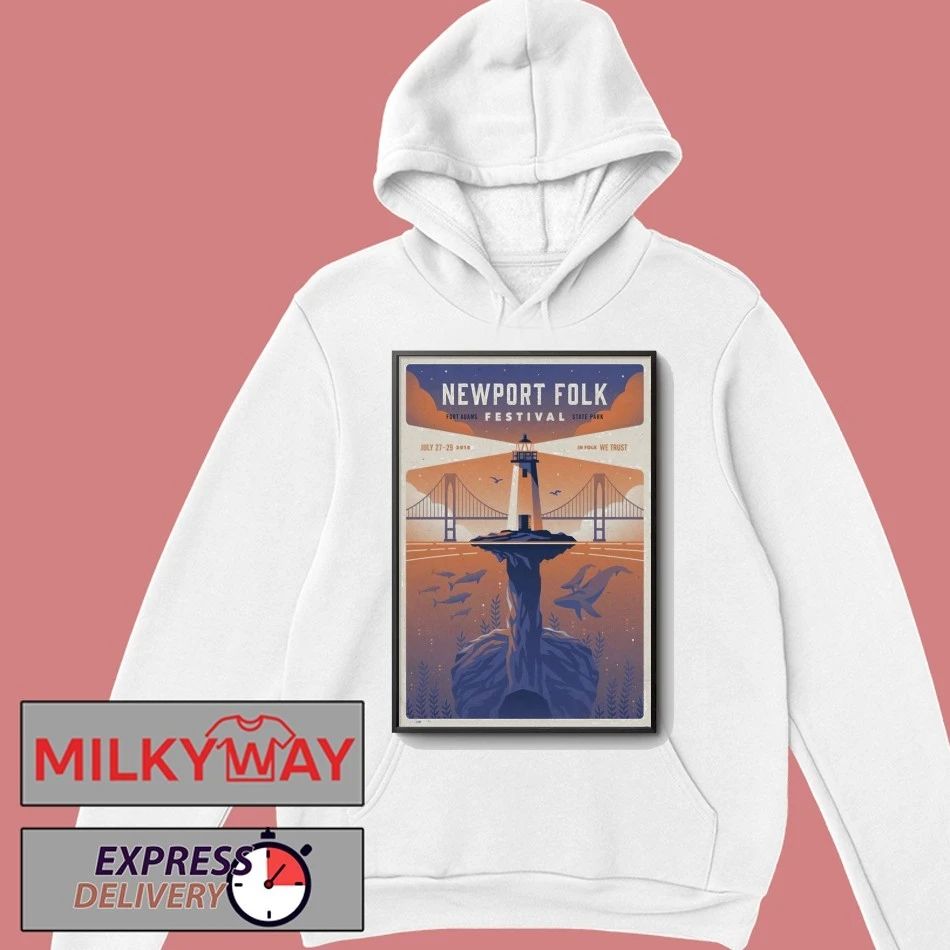 Tour July 27 – 29 NEWPORT FOLK FESTIVAL Poster Limited shirt