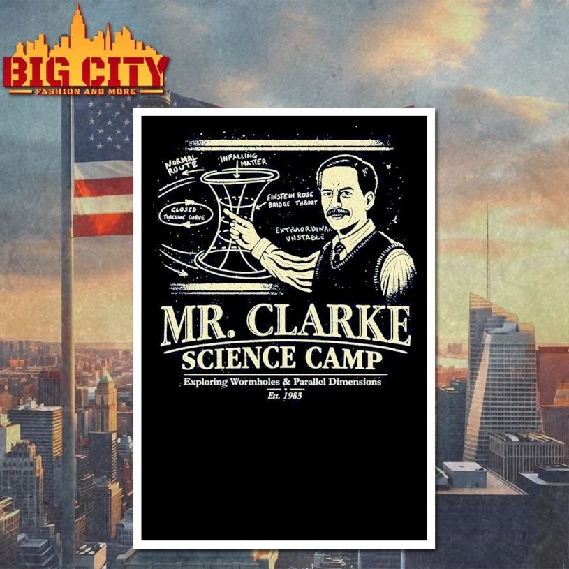 Mr. Clarke’s Science Camp t-shirt