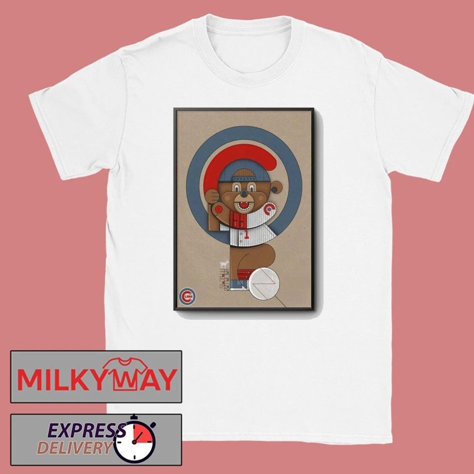 Clark The Cub at Wrigley Field Poster shirt