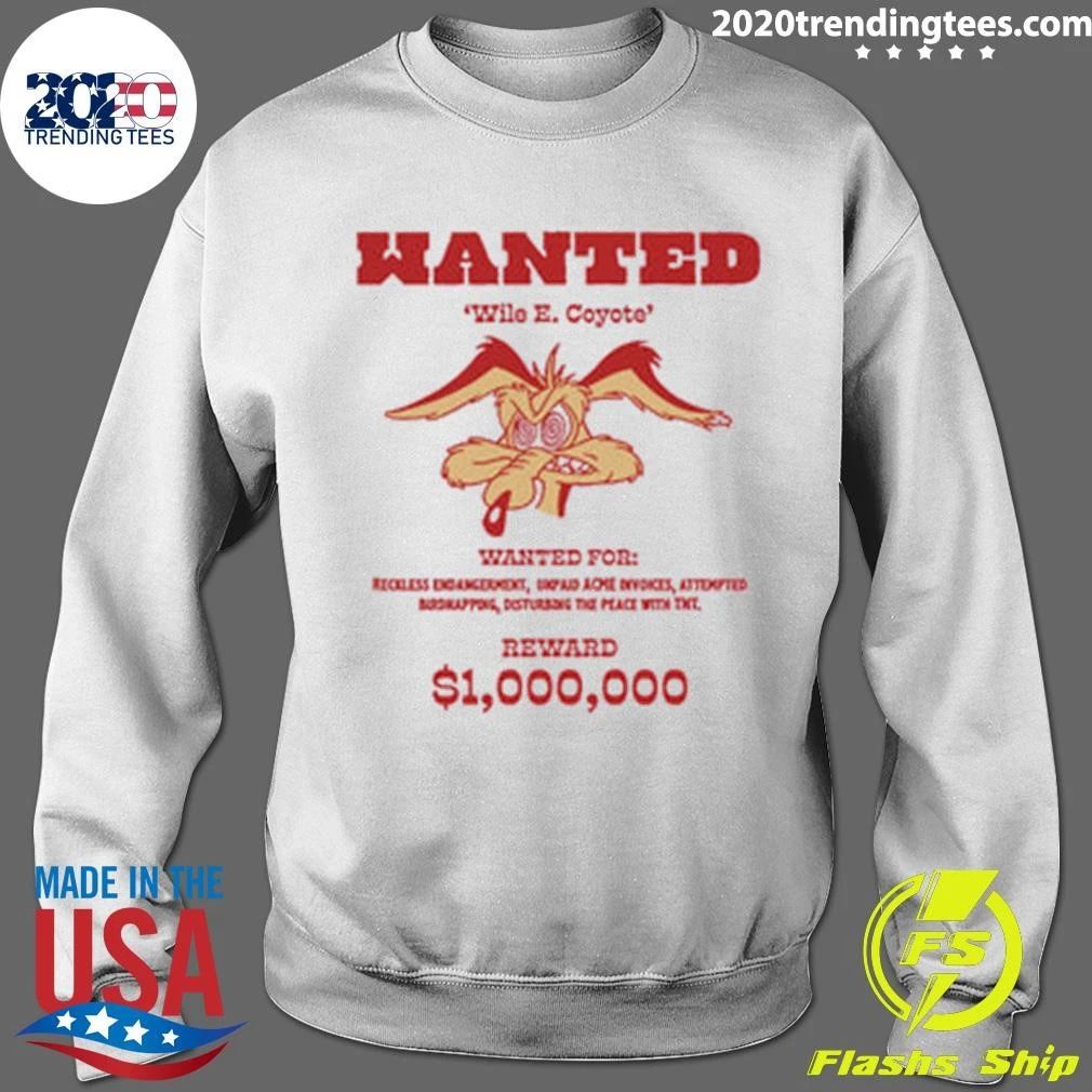 Wanted Wile E Coyote Oversized Tee Shirt