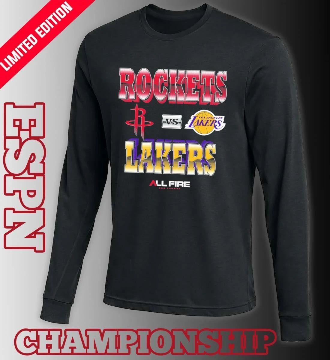 Houston Rockets Vs Los Angeles Lakers Legends 2026 Playoffs Match-Up T-Shirt