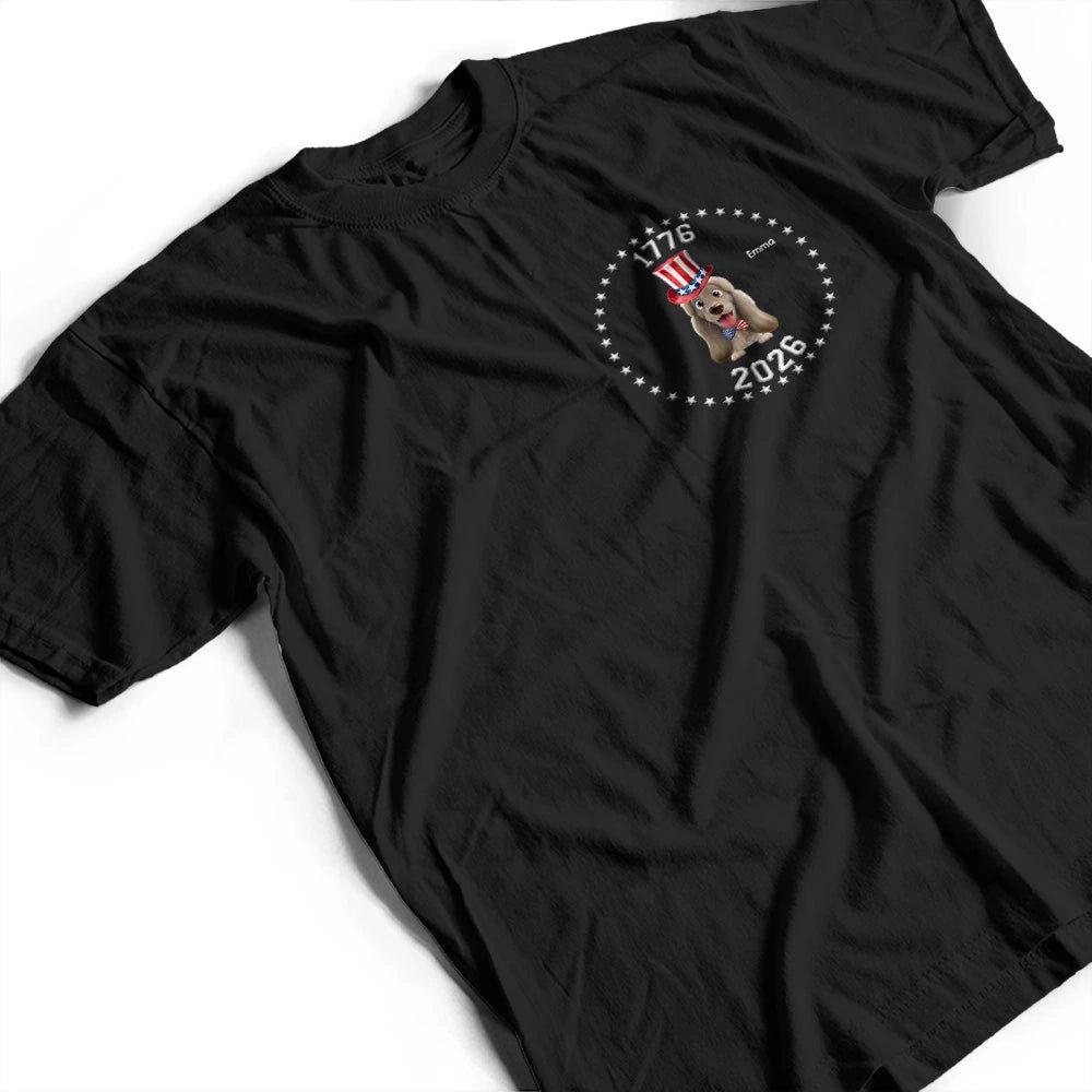 Stars & Stripes Pet Lovers - Personalized T Shirt