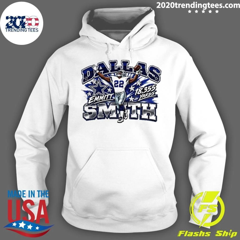 Emmitt Smith Dallas Legacy Cheer 18 355 Yards Shirt