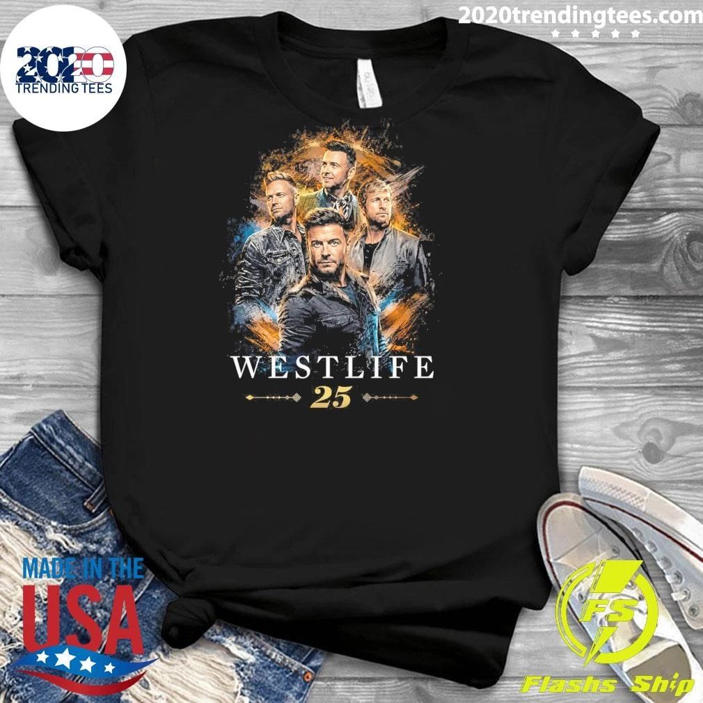 Westlife 25th Anniversary 2026 Tour Shirt