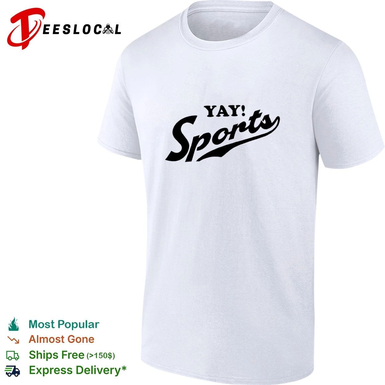 Yay! Sports beer drinking casual humor T-shirt