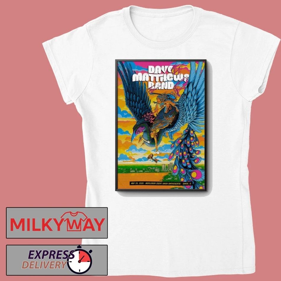 Dave Matthews Band In Tampa FL On May 26 2026 Poster shirt