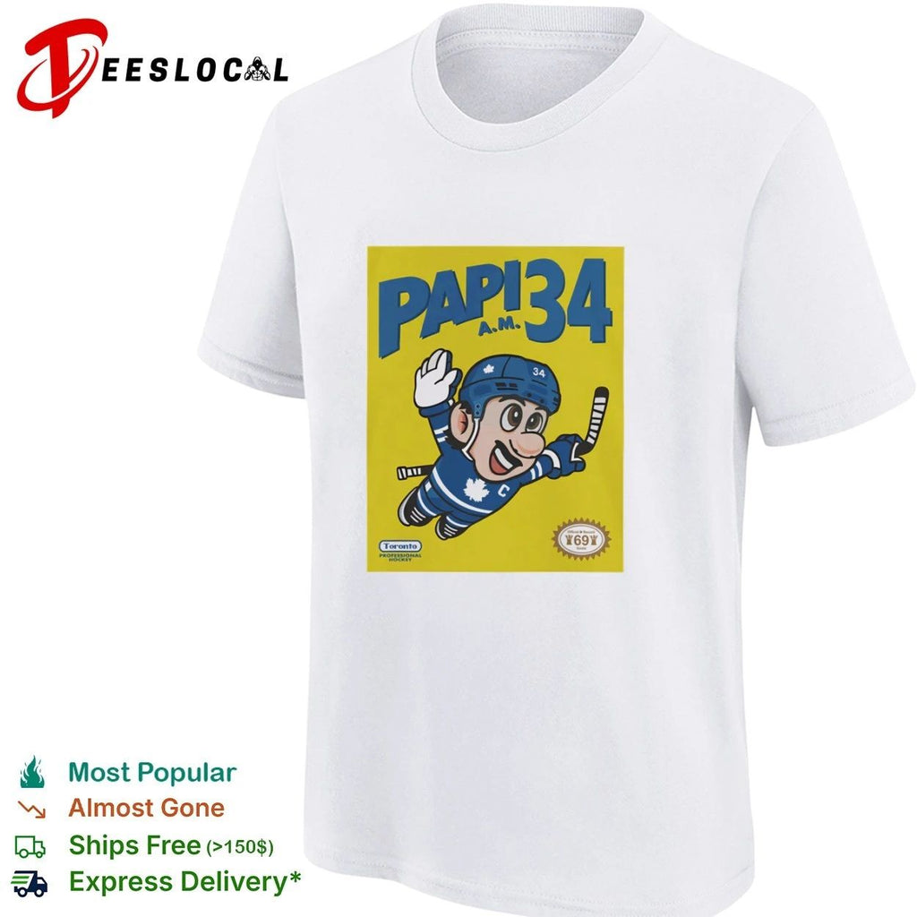 Super Papi Auston Matthews Toronto Maple Leafs T-shirt