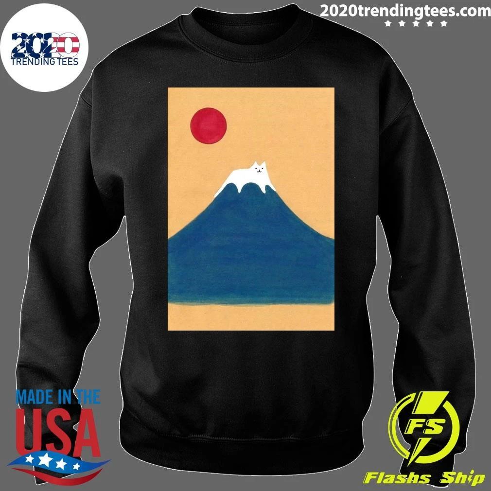 Cat Meow Fuji Retro Shirt
