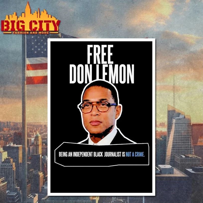 Free Don Lemon Being An Independent Black Journalist Is Not A Crime t-shirt