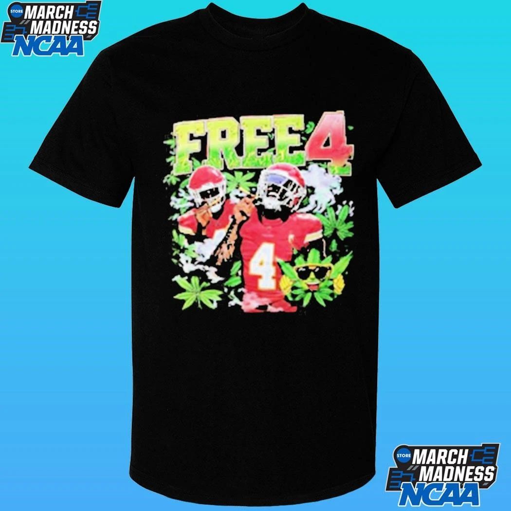 Rashee Rice Free 4 Kansas City Chiefs Shirt