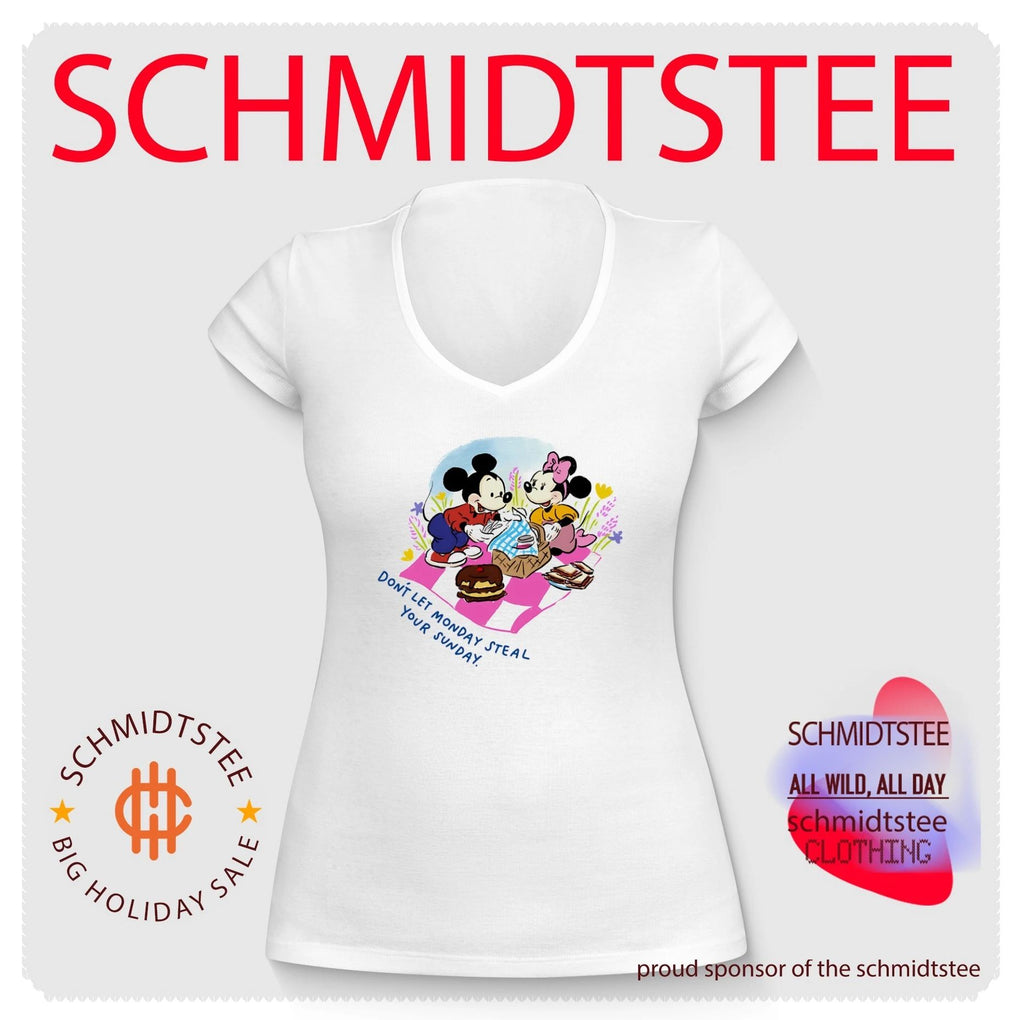 Mickey and minnie mouse don’t let monday steal your sunday shirt