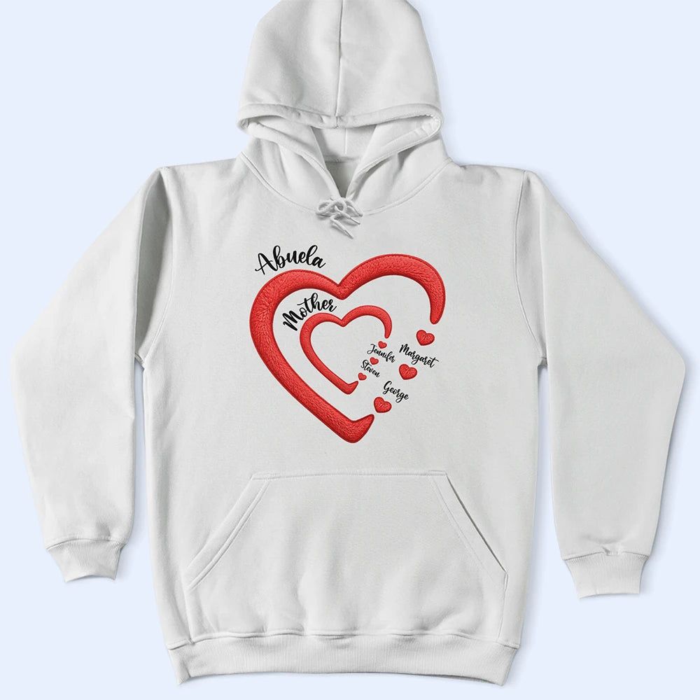 Mom Grandma Sweethearts - Personalized T Shirt