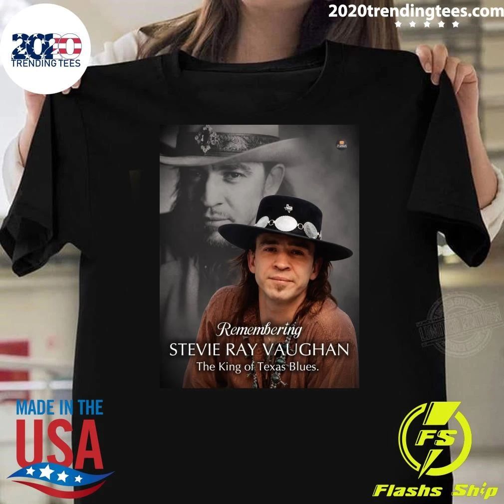 Remembering Stevie Ray Vaughan The King of Texas Blues Shirt