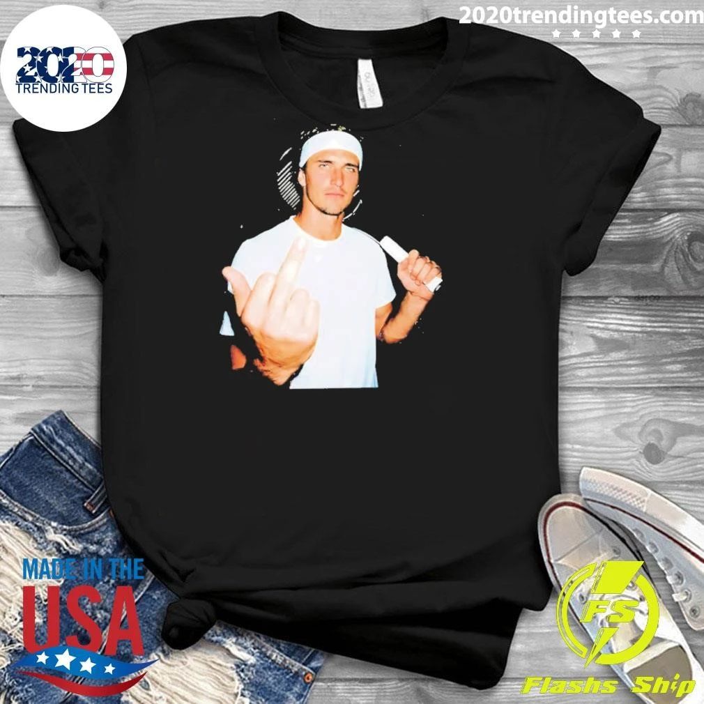 Alexander Zverev 2026 Men’s Singles Tennis Middle Finger Shirt