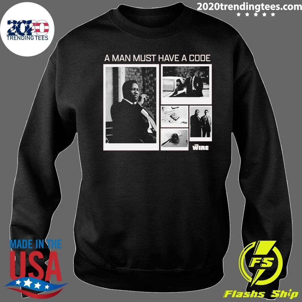 The Wire Oversized A Man Must Have a Code Shirt