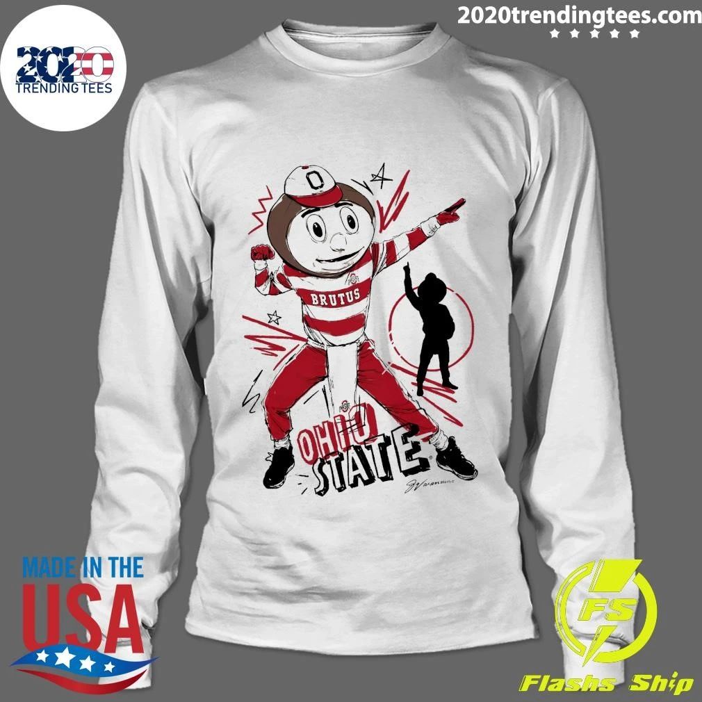 Ohio State Grey Brutus Flex Signature Shirt