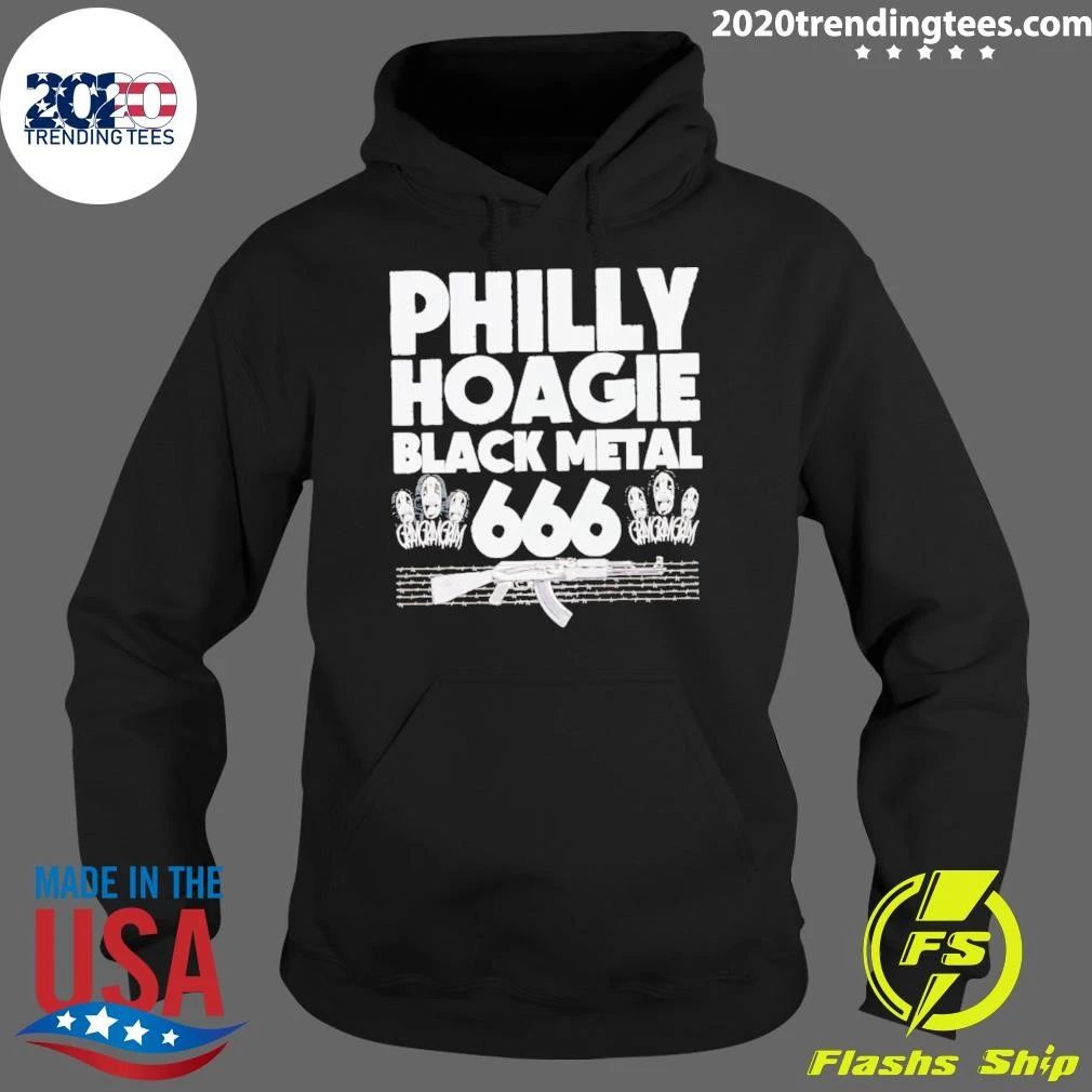 Philly Hoagie Black Metal 666 Philadelphia Shirt