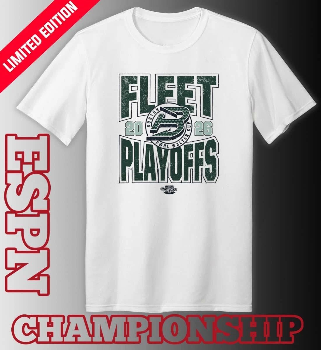 Boston Fleet 2026 PWHL Walter Cup Playoffs Voyage Shirt