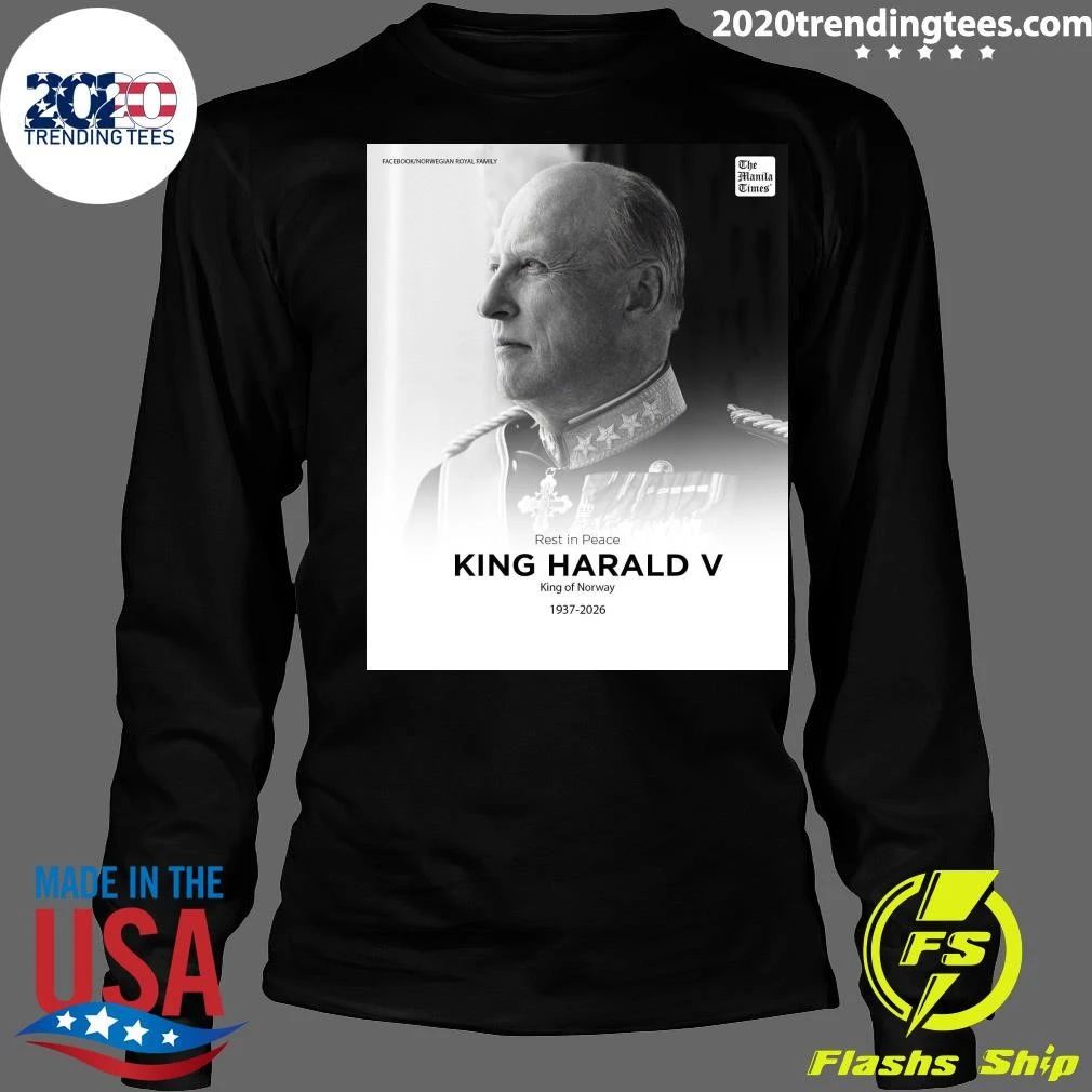 Rest In Peace King Harald V King Of Norway 1937-2026 Shirt
