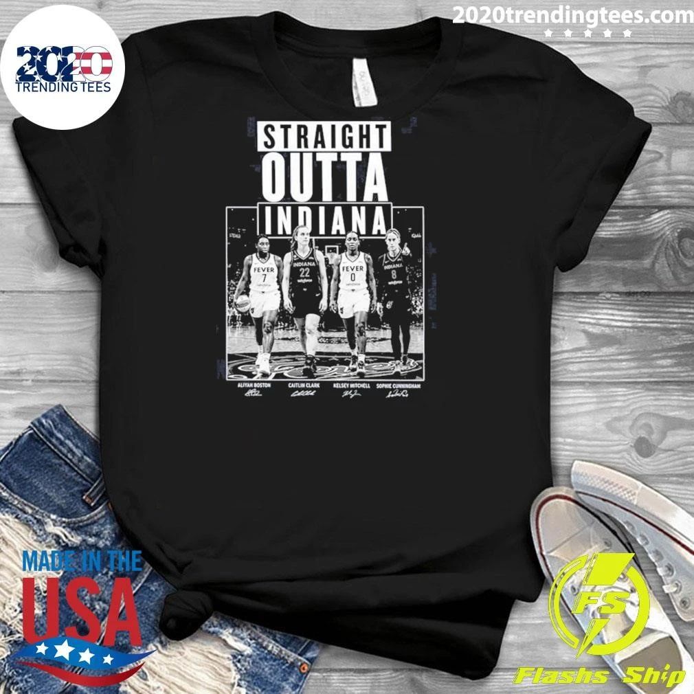 Straight Outta Indiana Basketball 2026 Signature Shirt