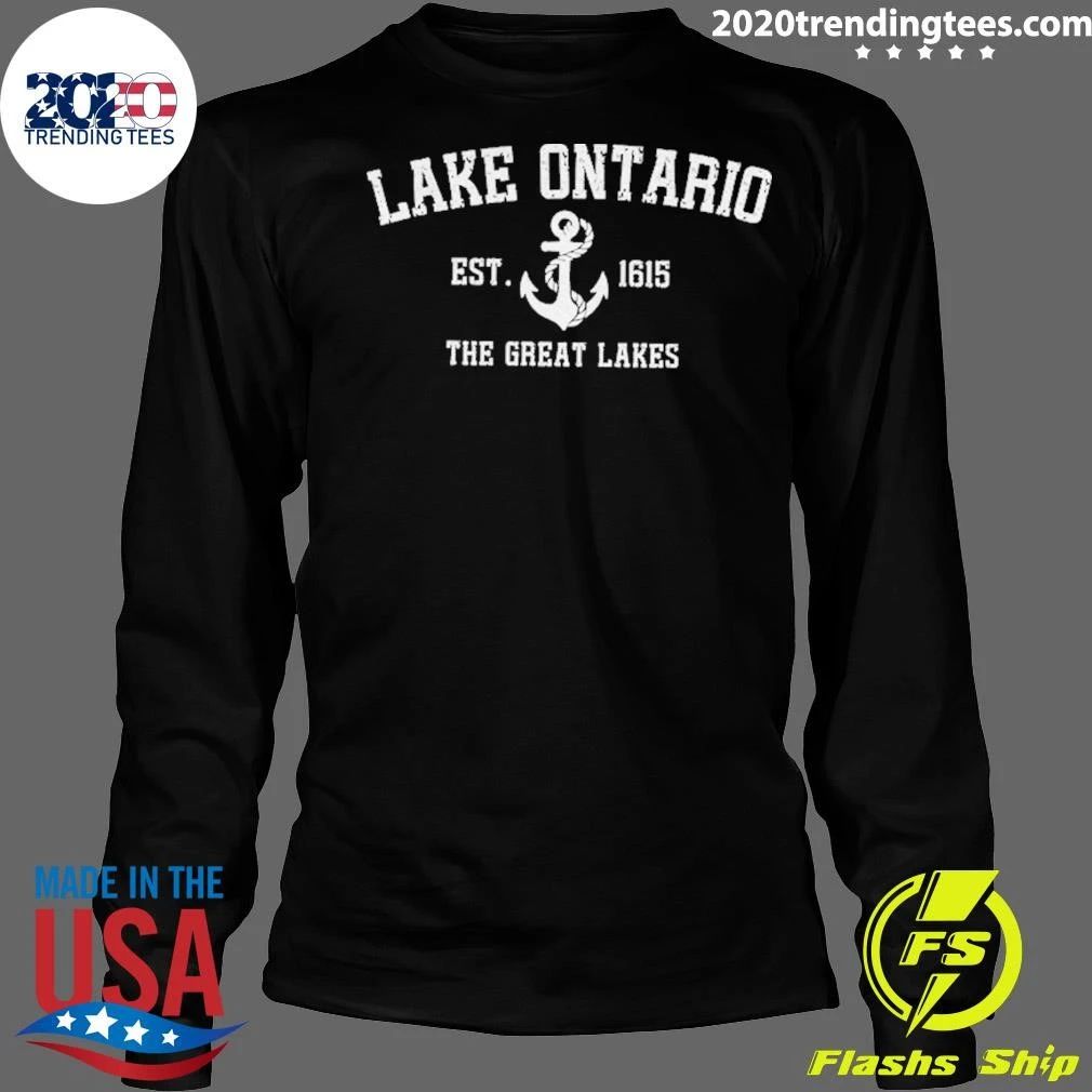 Lake Ontario Est 1615 Shirt
