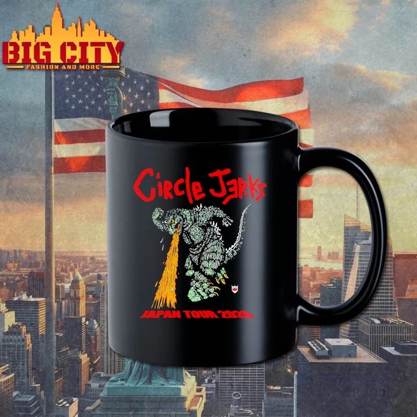 The Circle Jerks Japan Tour 2026 Godzilla T-shirt