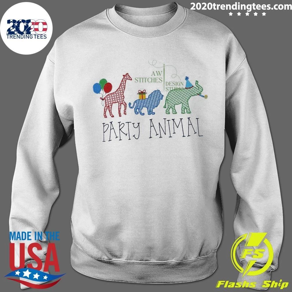 Zoo Party Animal Birthday Motif Fill Shirt