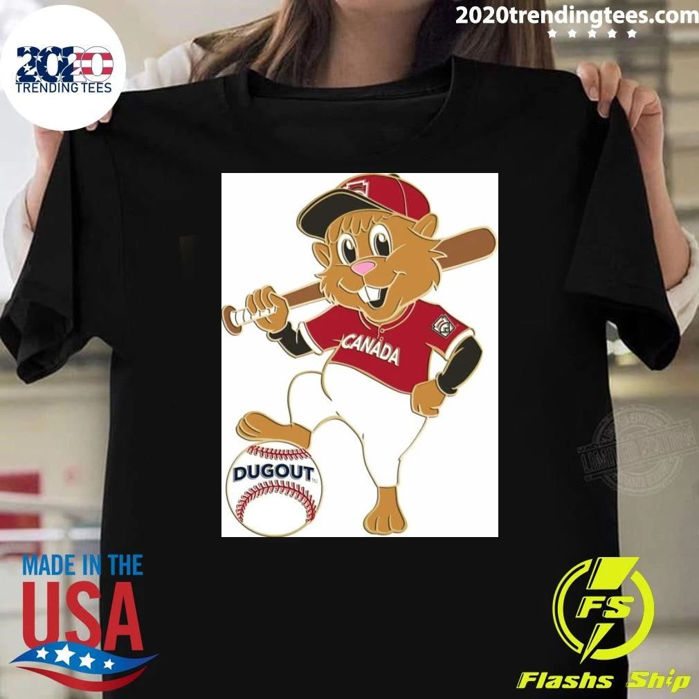 Canada Little League Dugout Pin Tee Shirt