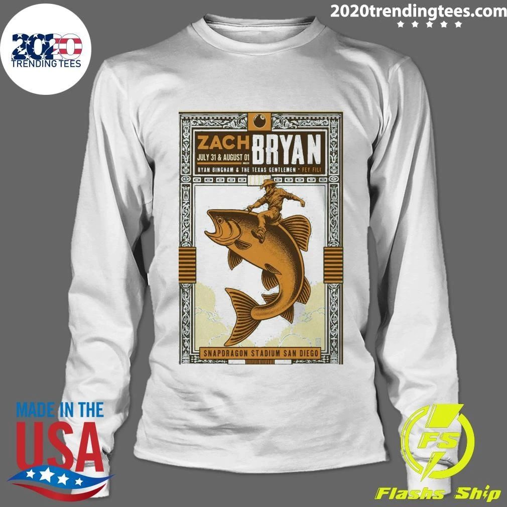 Original Zach Bryan San Diego, Ca 2026 Shirt