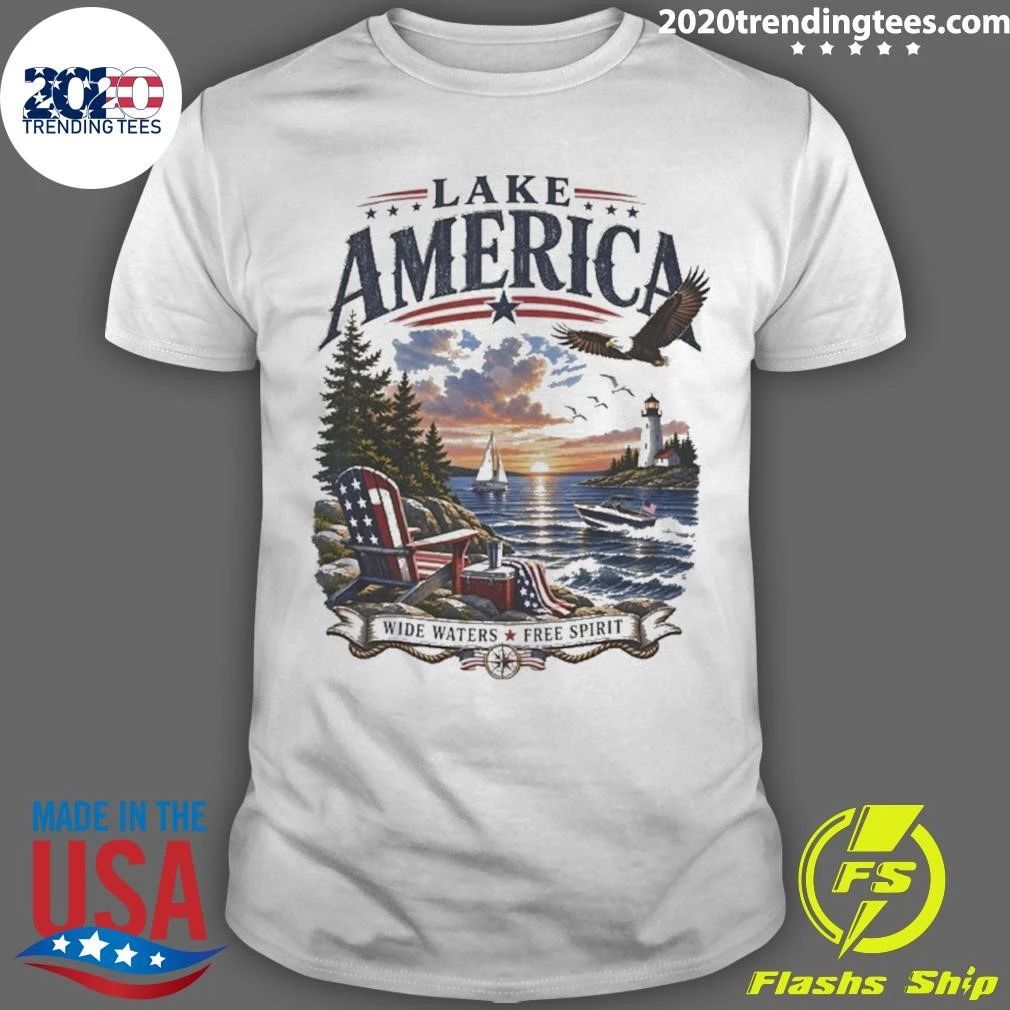 Lake America Wide Waters Free Spirit Shirt