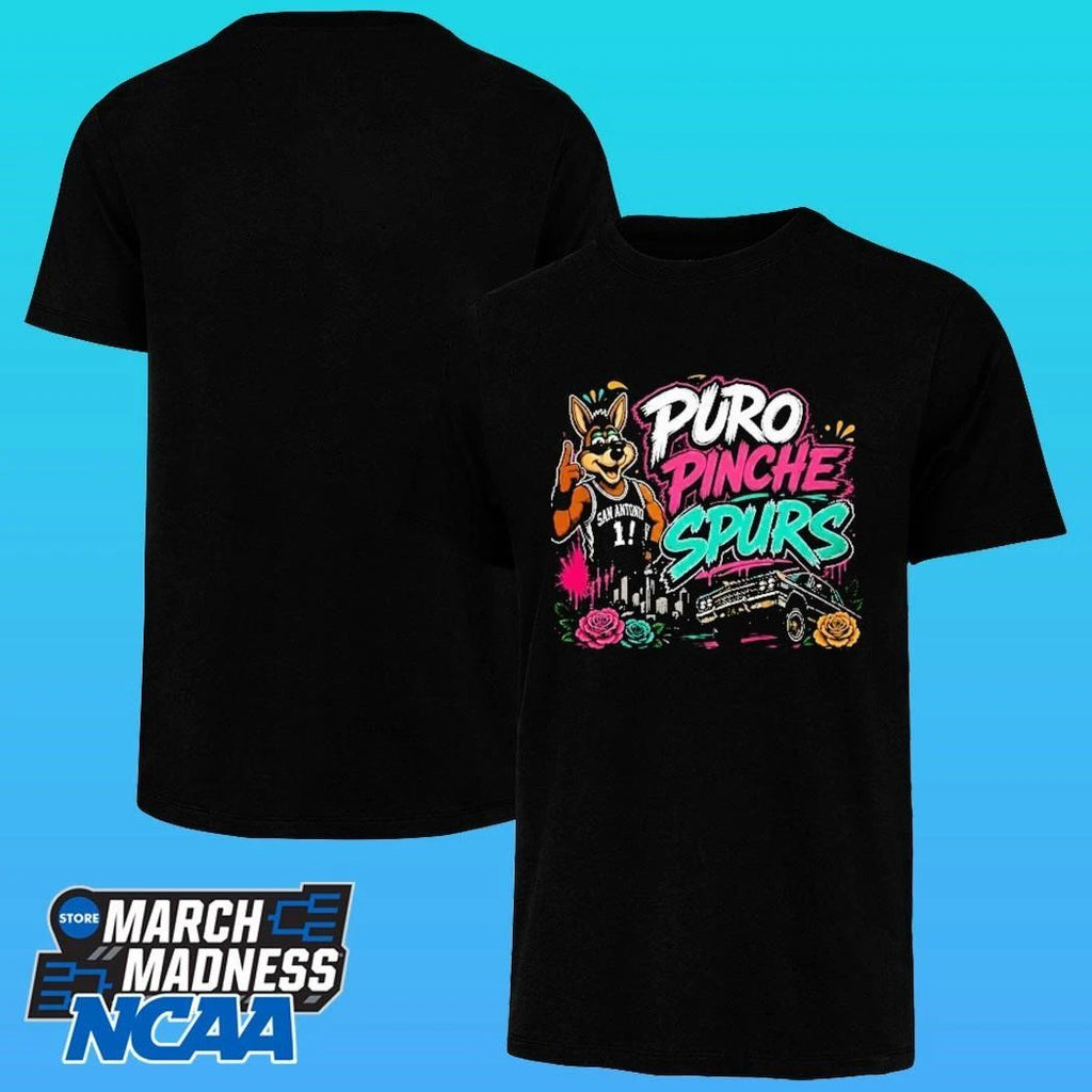 Coyote Puro Pinche Spurs San Antonio Spurs Basketball Nba 2026 Shirt