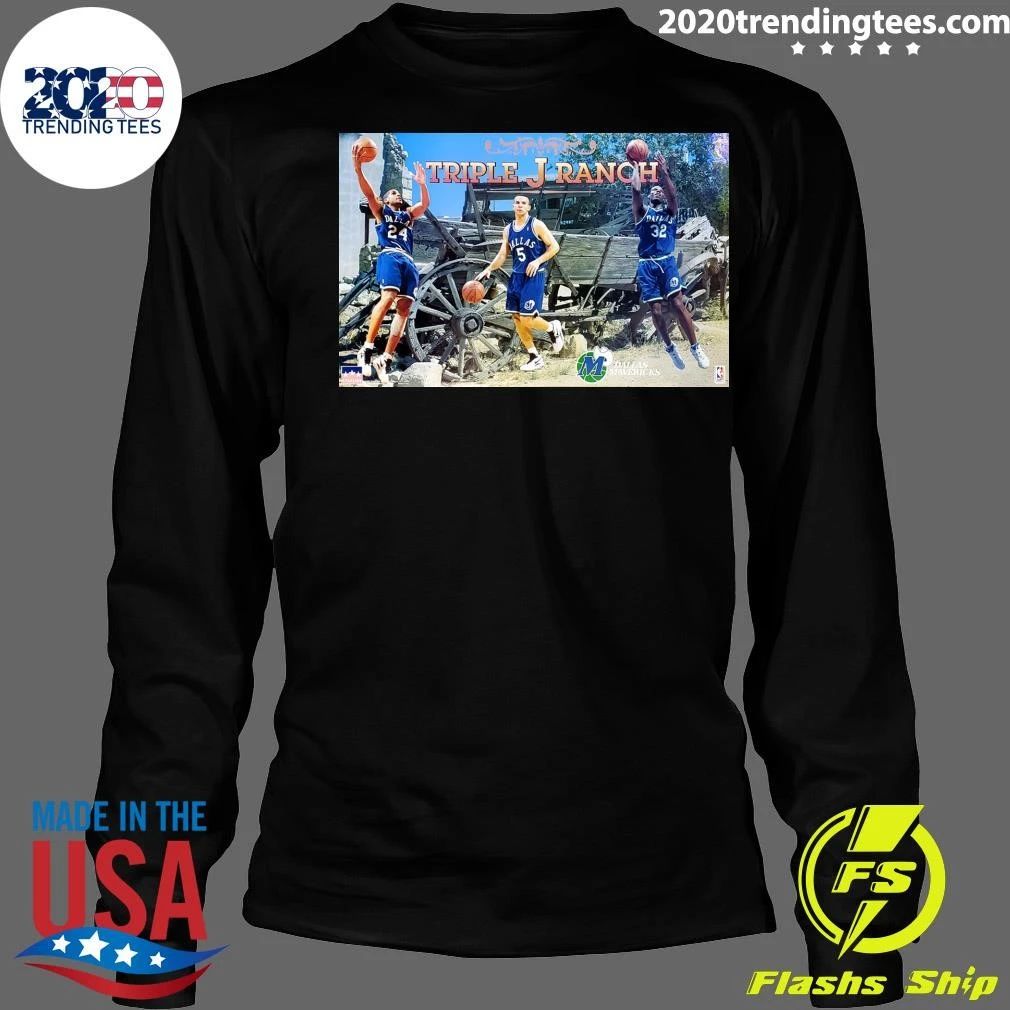 Dallas Mavericks Triple-J Ranch Starline 1995 Shirt