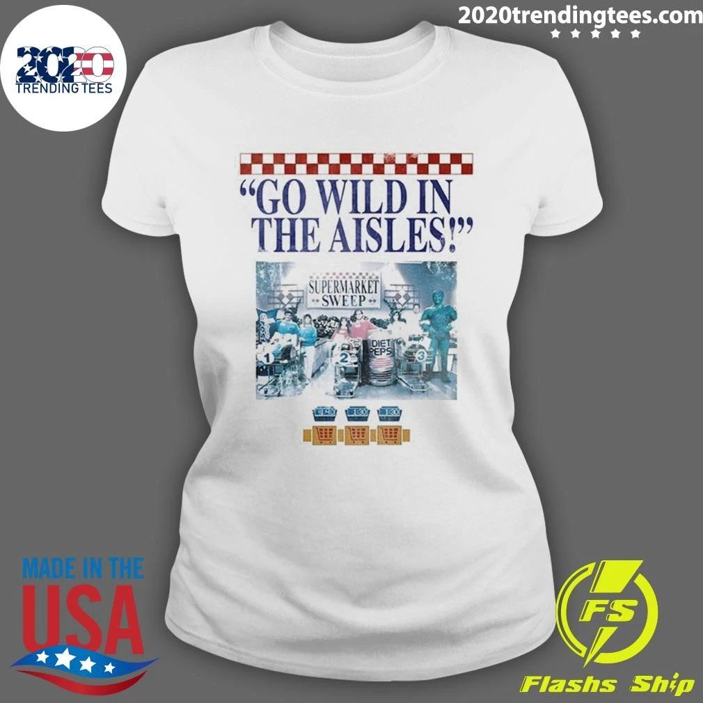 Supermarket Sweep Game Show Go Wild In The Aisles Shirt