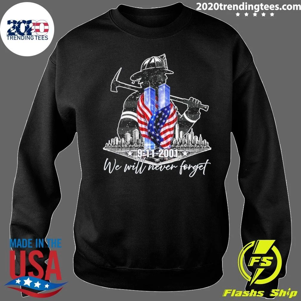 25th Anniversary Memorial 9.11.2001 – 9.11.2026 Never Forget Twin Towers Tee Shirt