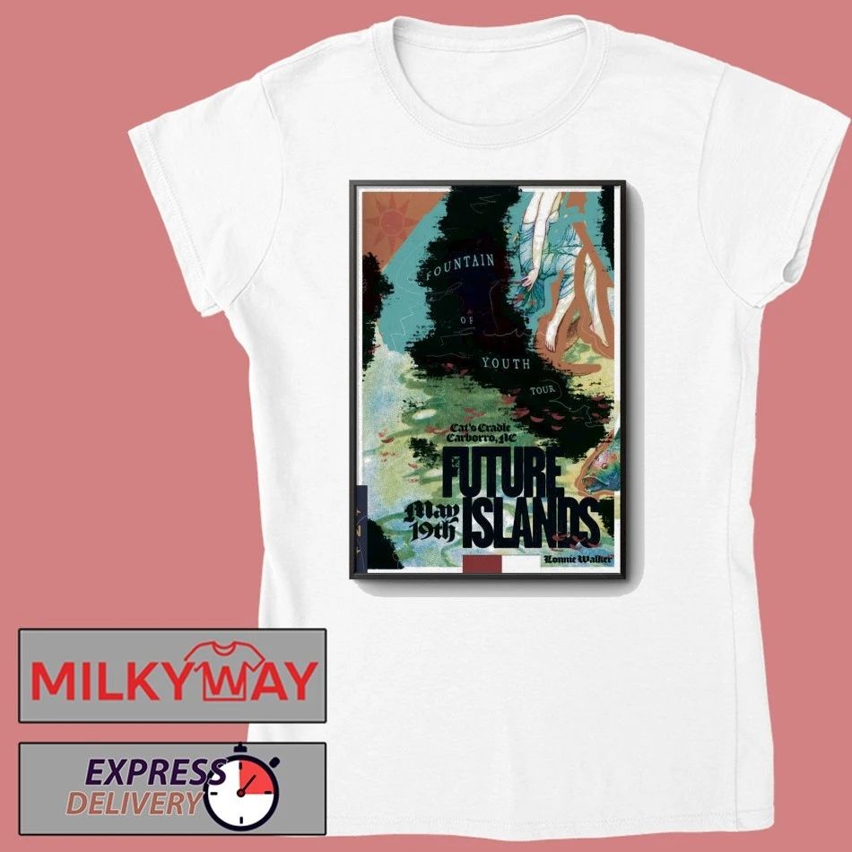 Future Islands Carrboro NC 5 19 2026 Poster shirt
