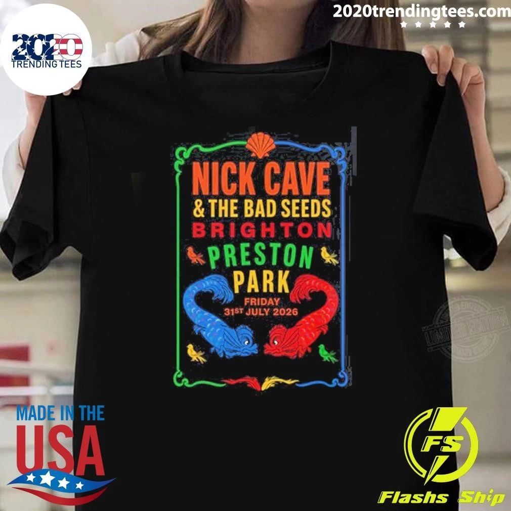 Nick Cave and The Bad Seeds Brighton Preston Park Friday 31st July 2026 Shirt