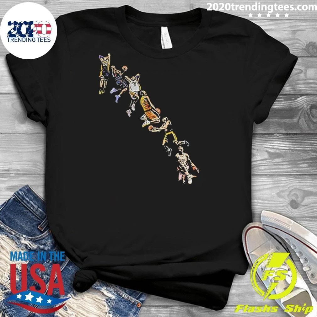Kobe Bryant Los Angeles Lakers Multi Player Forever Legend Shirt