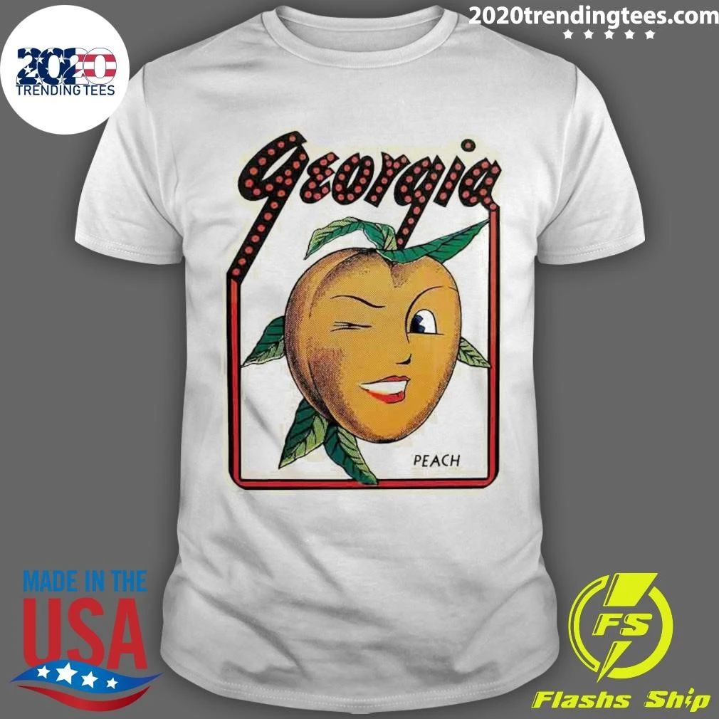 Georgia Peach State Savannah Macon Atlanta Augusta Vintage 1950’s Shirt