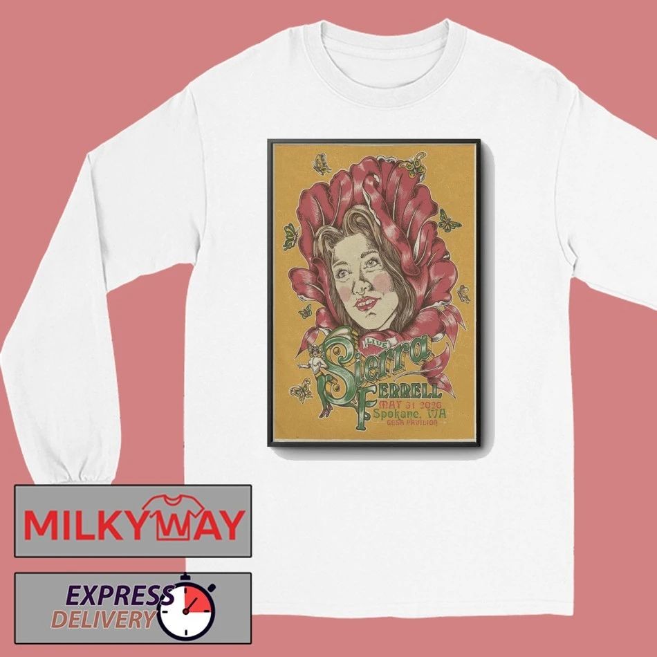 Sierra Ferrell Spokane WA Tour On May 31 2026 Poster shirt