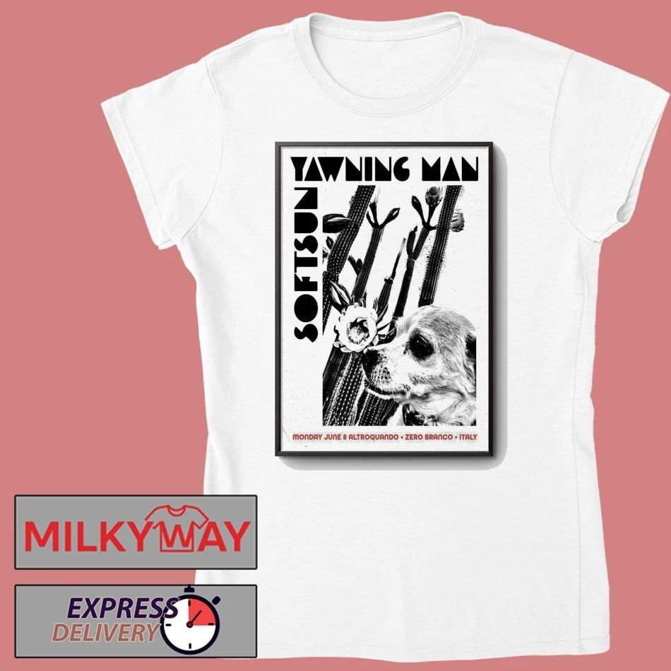 Yawning Man June 8 2026 in Zero Branco Italy Poster shirt