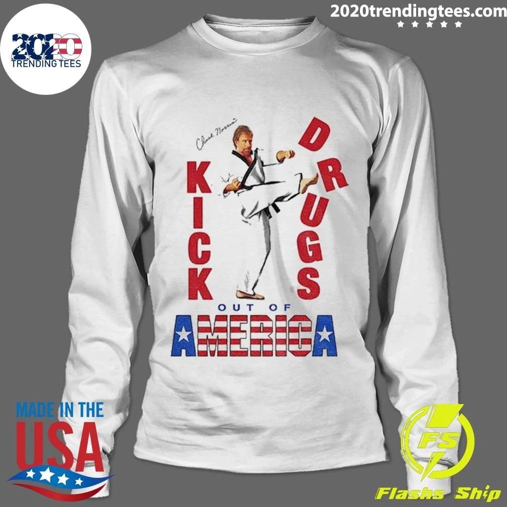 Chuck Norris Kick Drugs Out Of America 2026 Shirt