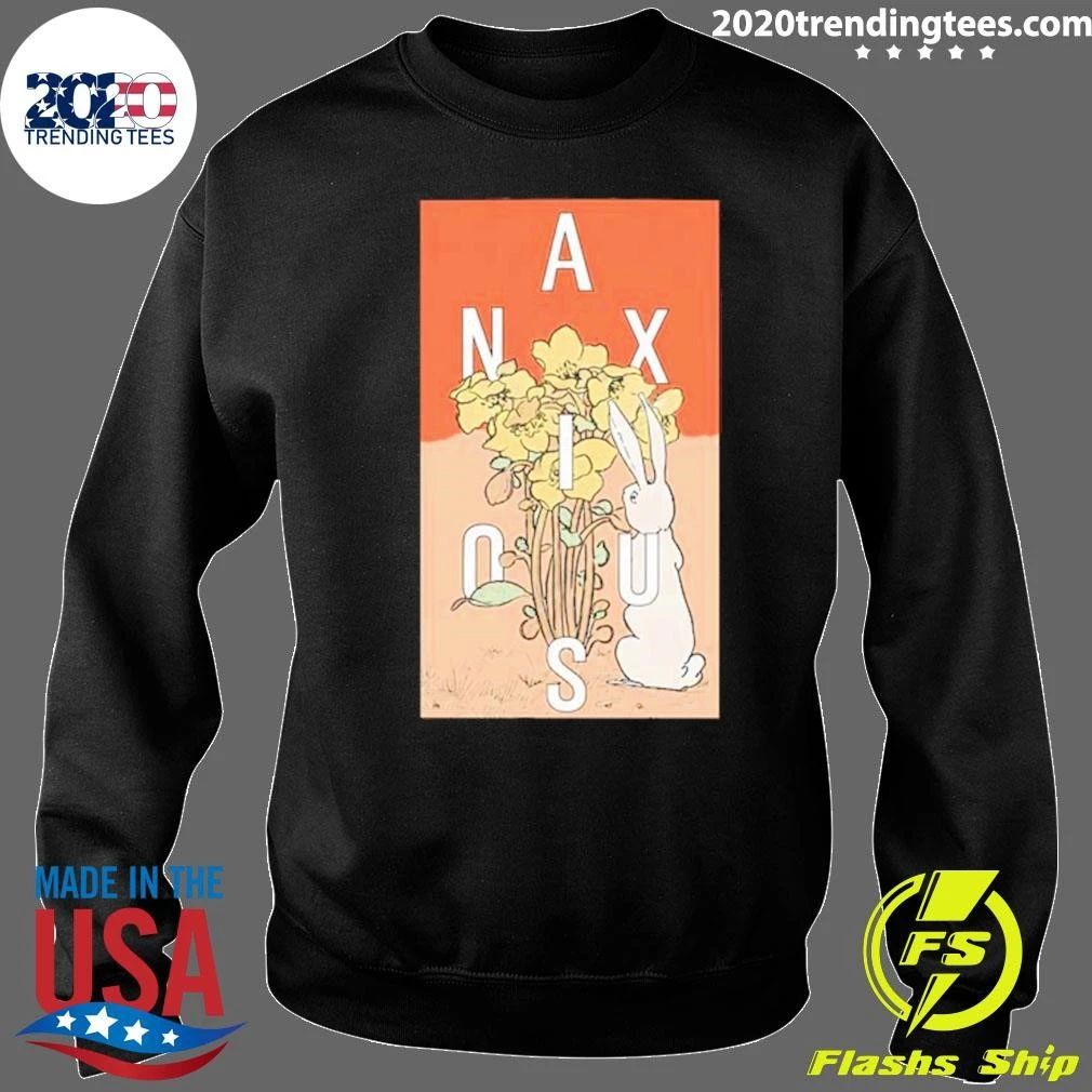 Anxious Merch Summer And Fall Tour 2026 Bouquet And Rabbit Shirt