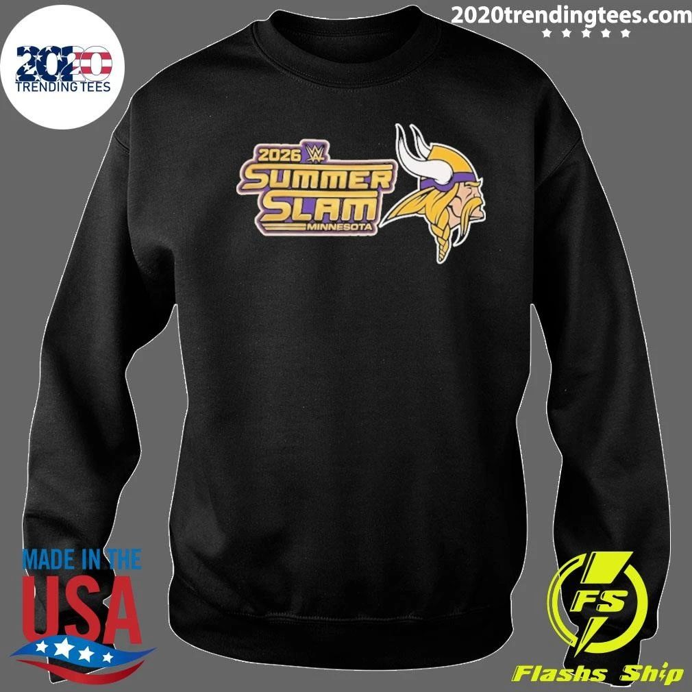 Minnesota Vikings SummerSlam Shirt – Football & Wrestling Fan Shirt