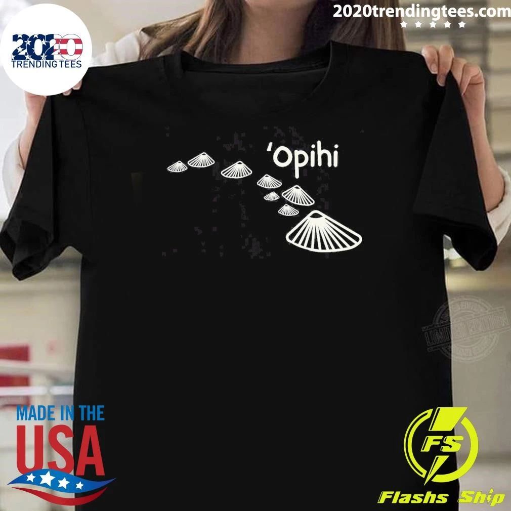 Opihi Shells Hawaiian Island Chain Tee Shirt