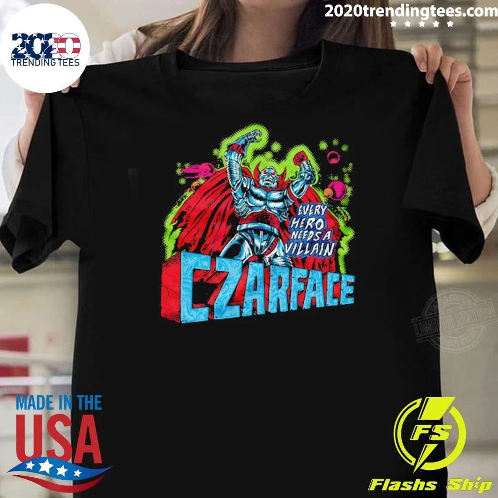 Every Hero Needs A Villain Czarface LP Tee Shirt