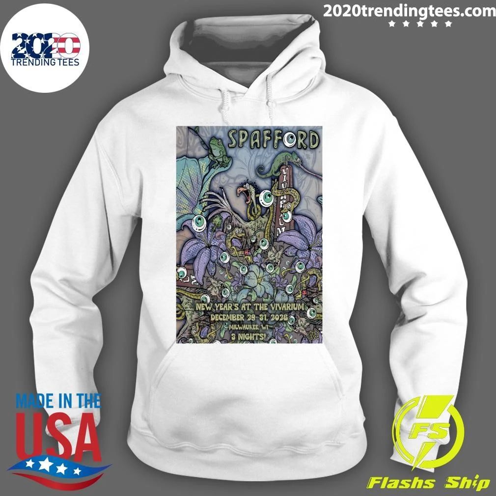 Spafford New Year’s At The Vivarium December 29-31, 2026 Milwaukee, WI 3 Nights Shirt