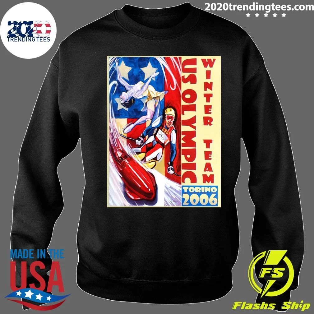 Torino 2006 Winter Games US Olympic Team Official Commemorative Shirt