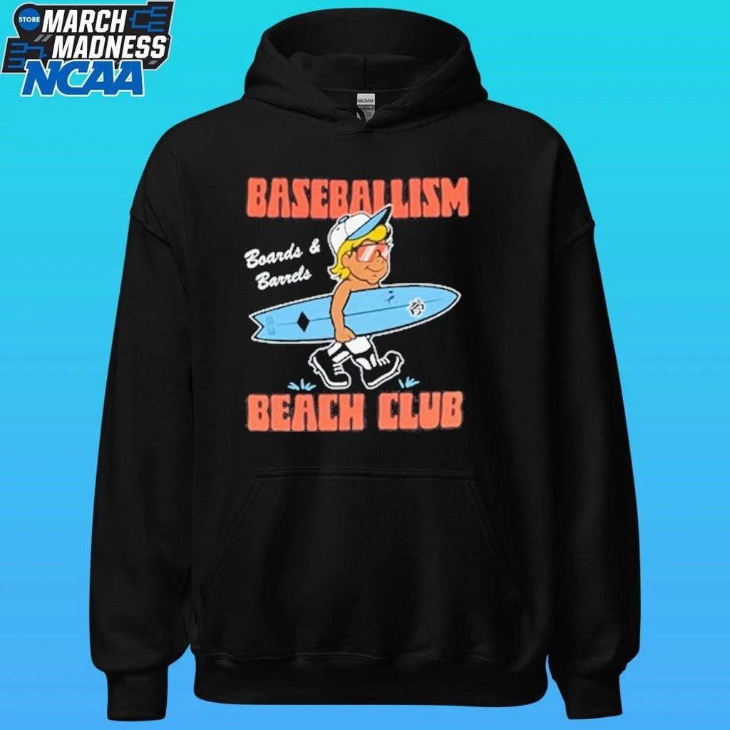 Baseballism Boards & Barrels Beach Club Shirt