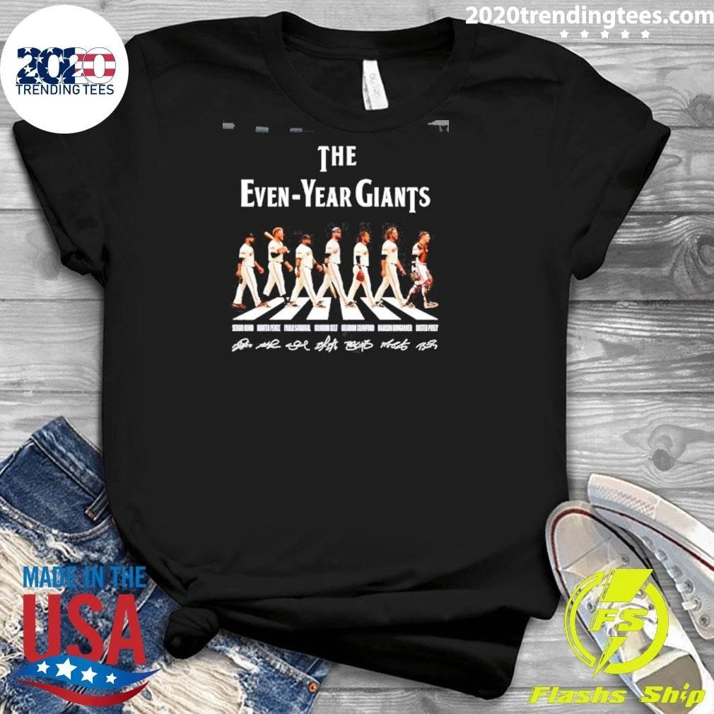 The Even-year Giants San Francisco Giants Player And Signature Shirt